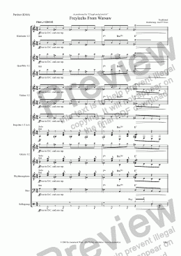 page one of Freylechs From Warsaw (KMA/Score & Parts)