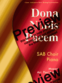 page one of Dona Nobis Pacem 