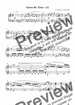 page one of Guess the Tune - 3