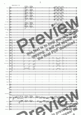 page one of Symphony No 27 5th movement