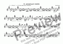 page one of Baroque Sonata for Musette in E Flat - Perpetuum Mobile