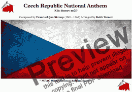 page one of Czech Republic National Anthem for String Orchestra (MFAO World National Anthem Series)