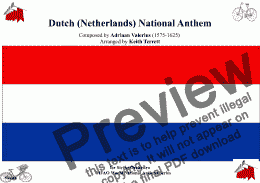 page one of Dutch National Anthem ''Wilhelmus van Nassouwe'' for String Orchestra (MFAO World National Anthem Series)