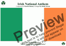 page one of Irish National Anthem for String Orchestra (MFAO World National Anthem Series)