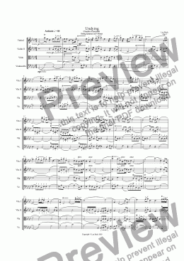 page one of Quartet 1 Opus 3