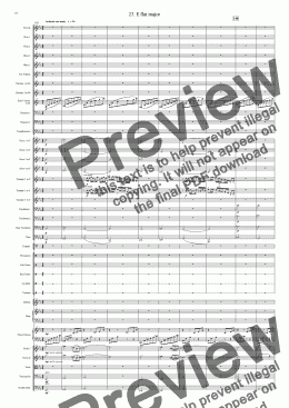 page one of Symphony No 32 23rd movement