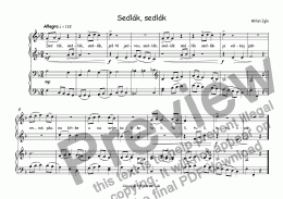 page one of Sedl�k, sedl�k