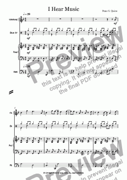 page one of I Hear Music