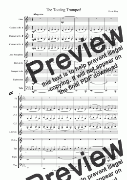page one of The Tooting Trumpet