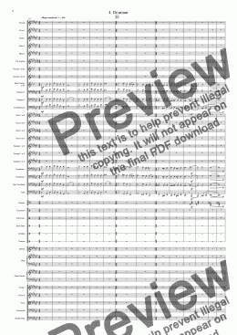 page one of Symphony No 32 4th movement