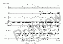 page one of Summer Breeze (VJCO/Score & Parts)