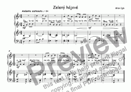 page one of Zeleny hajove