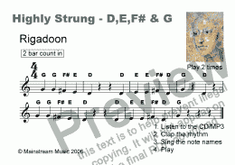 page one of Highly Strung - Rigadoon