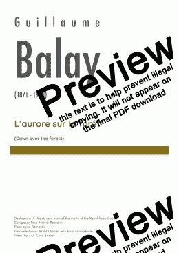 page one of Balay - La vallée silencieuse
