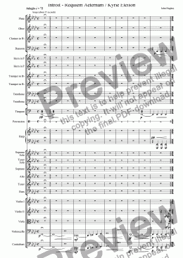 page one of An English Requiem - Introit