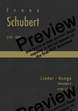 page one of Schubert - Lieder Vol.2