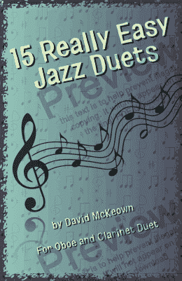 page one of 15 Really Easy Jazz Duets for Oboe and Clarinet
