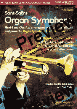 page one of  Saint-Saëns  Organ Symphony (Flexi-Band)
