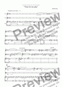 page one of 'Time let me play'