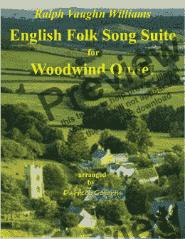 page one of English Folk Song Suite for Woodwind Quintet