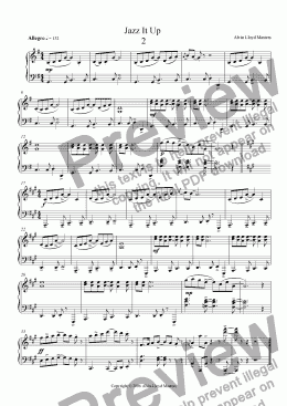page one of Jazz It Up 2