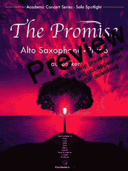 page one of The Promise - [Alto Saxophone & Piano]