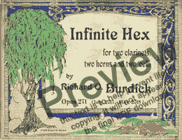 page one of Infinite Hex, Op. 271