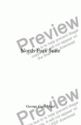 page one of North Fork Suite