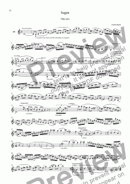page one of Mass For Recorder, S, A, Bar, Organ and Cello: 9. Recorder Solo