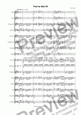 page one of You’ve Got It! - Orchestra