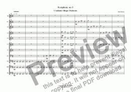 page one of Recorder Symphony no 3