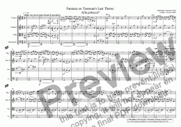page one of Fantasia on Tansman's Last Theme: Alla Polacca