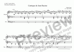page one of Cantique de Jean Racine