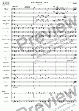 page one of Little Russian Dance - Concert Band