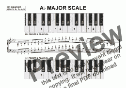 page one of A Flat Major Scale