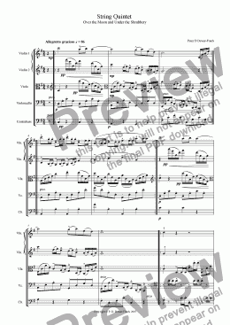 page one of String Quintet in G