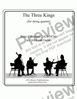 page one of The Three Kings