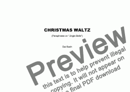page one of Christmas Waltz (Jingle Bells)