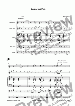 page one of Sausage & Mash {Jazz 5 piece]