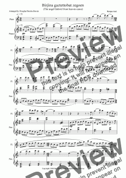 page one of Christmas Carol Album for flute and piano (16 carols)