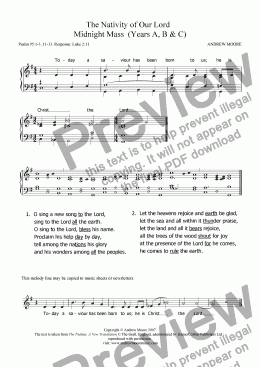 page one of The Nativity of Our Lord - Midnight Mass (Year A)
