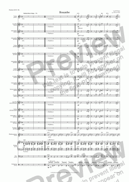 page one of Bosambo (JCO1-5b/Score & Parts for all different staffs)