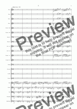 page one of Symphony No 45 5th Movement