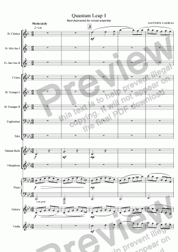 page one of Quantum Leap 1 (for mixed ensemble)
