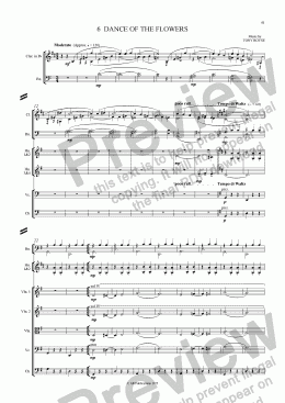 page one of Ballet: Alice in Wonderland (Act 1 - No. 06) Flower Dance