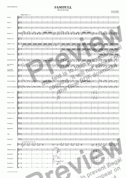 page one of Olsen: Fanitull/The Devil’s Tune (Wind Band)