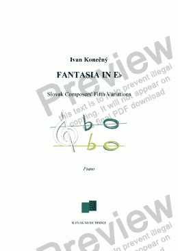 page one of Fantasia in Eb