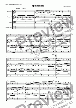 page one of F. Mendelssohn: 