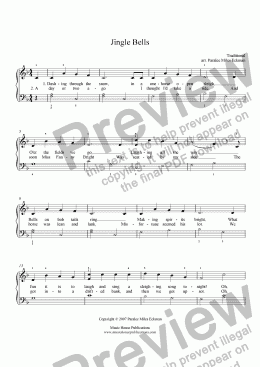 page one of Jingle Bells (Easy Piano/Vocal)
