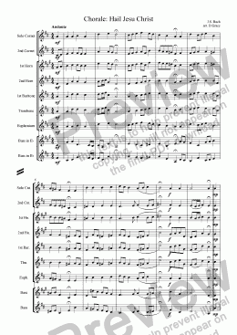 page one of Hail, Jesu Christ [Christmas Chorale]